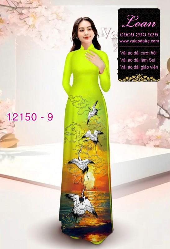 Vải áo dài in hoa 3D Vải áo dài in hoa 3D