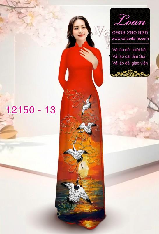 Vải áo dài in hoa 3D Vải áo dài in hoa 3D