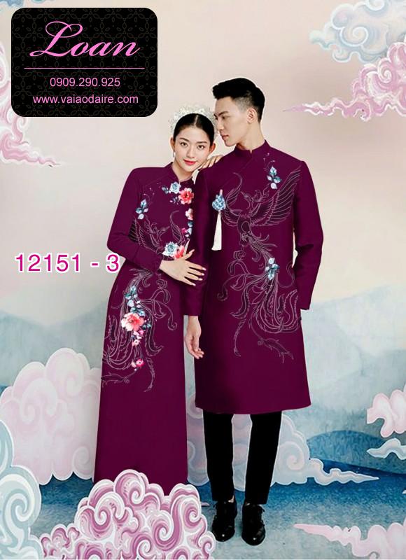 Vải áo dài đôi nam nữ Vải áo dài đôi nam nữ