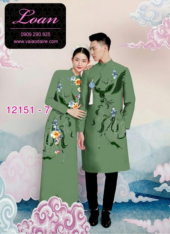 Vải áo dài đôi nam nữ Vải áo dài đôi nam nữ