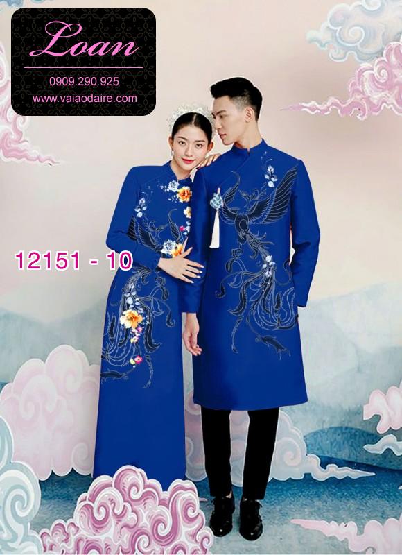 Vải áo dài đôi nam nữ Vải áo dài đôi nam nữ