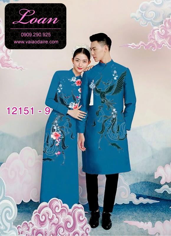 Vải áo dài đôi nam nữ Vải áo dài đôi nam nữ