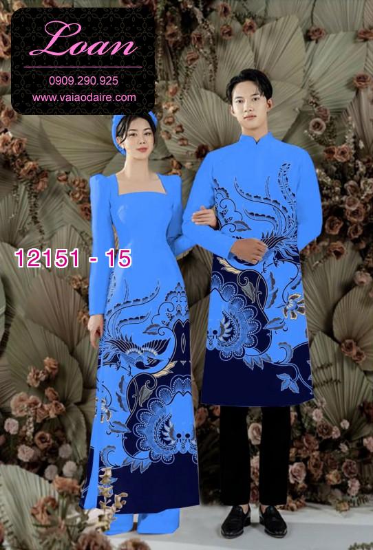 Vải áo dài đôi nam nữ Vải áo dài đôi nam nữ