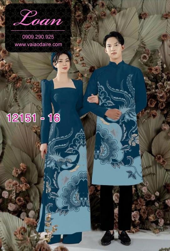Vải áo dài đôi nam nữ Vải áo dài đôi nam nữ