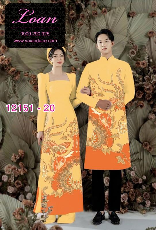 Vải áo dài đôi nam nữ Vải áo dài đôi nam nữ