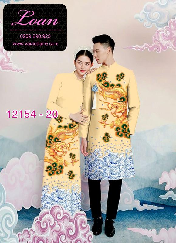 Vải áo dài đôi nam nữ Vải áo dài đôi nam nữ