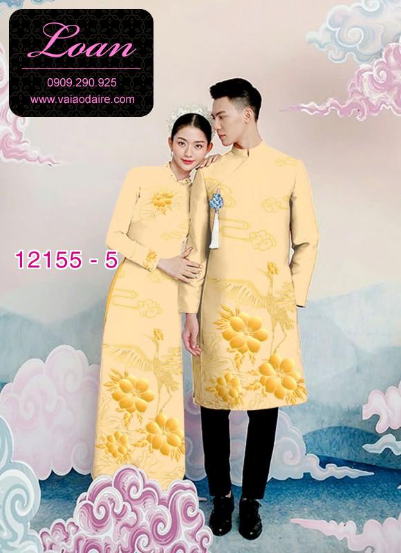 Vải áo dài đôi nam nữ Vải áo dài đôi nam nữ