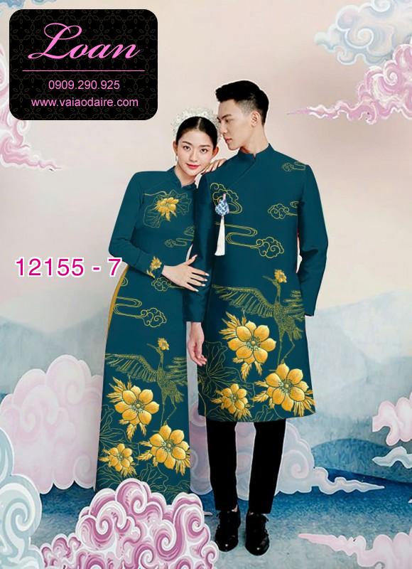 Vải áo dài đôi nam nữ Vải áo dài đôi nam nữ