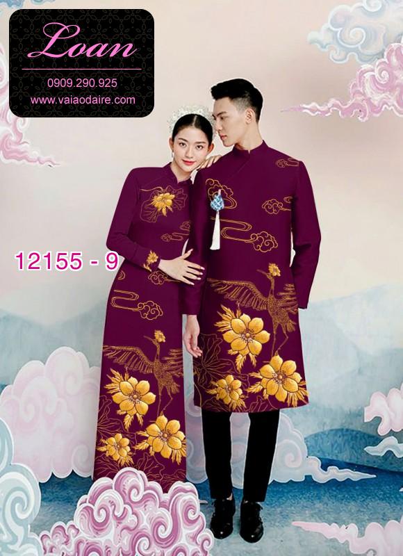 Vải áo dài đôi nam nữ Vải áo dài đôi nam nữ