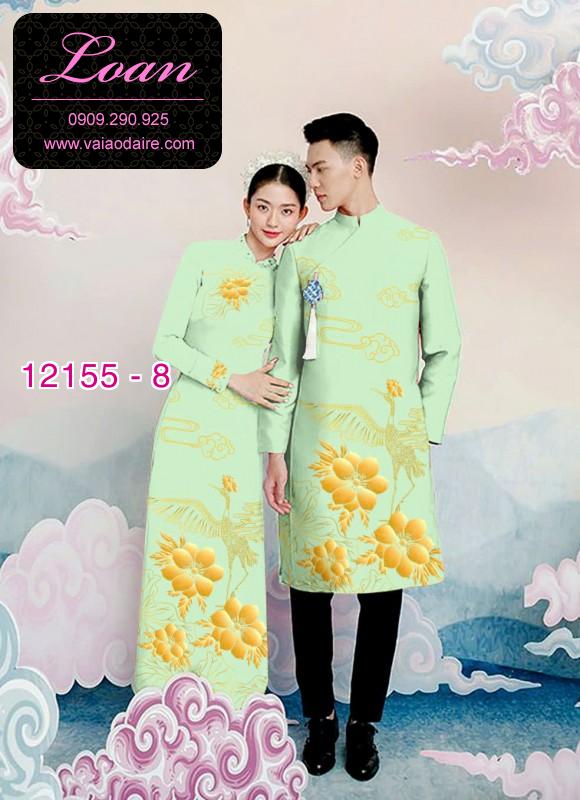 Vải áo dài đôi nam nữ Vải áo dài đôi nam nữ