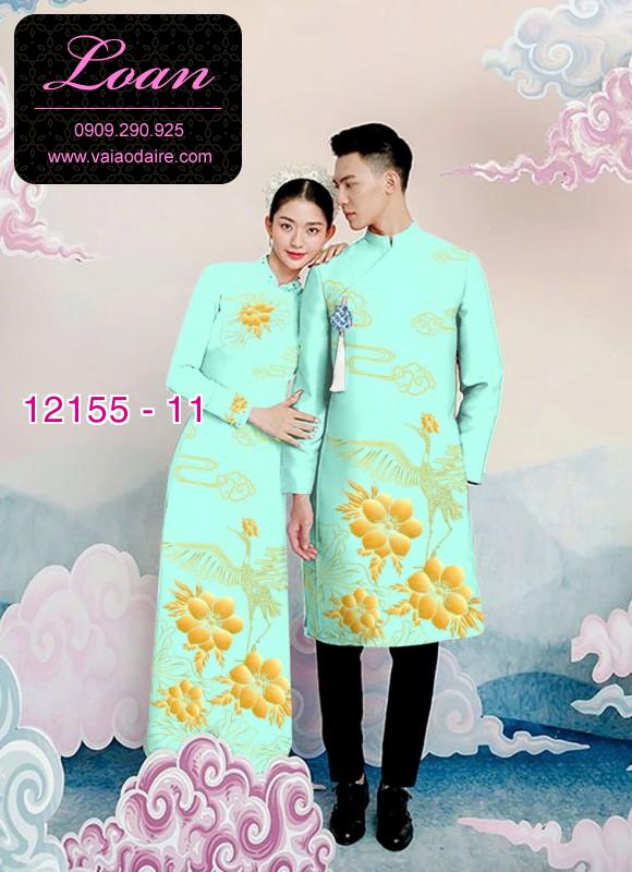 Vải áo dài đôi nam nữ Vải áo dài đôi nam nữ
