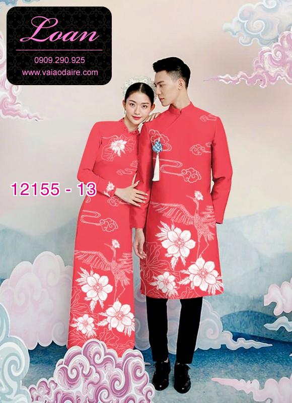 Vải áo dài đôi nam nữ Vải áo dài đôi nam nữ