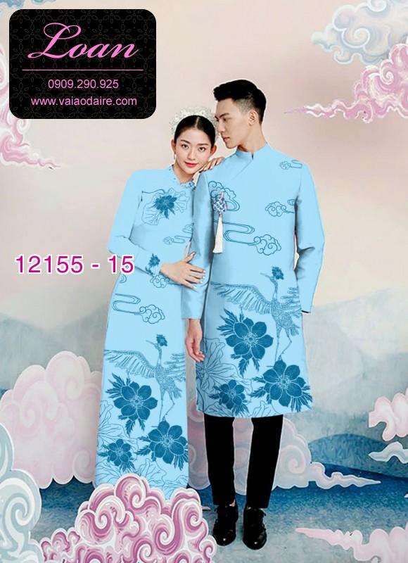 Vải áo dài đôi nam nữ Vải áo dài đôi nam nữ