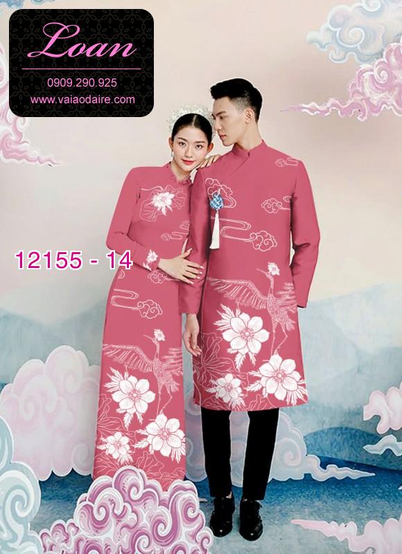 Vải áo dài đôi nam nữ Vải áo dài đôi nam nữ