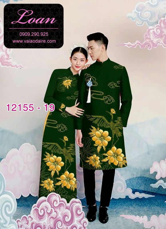 Vải áo dài đôi nam nữ Vải áo dài đôi nam nữ