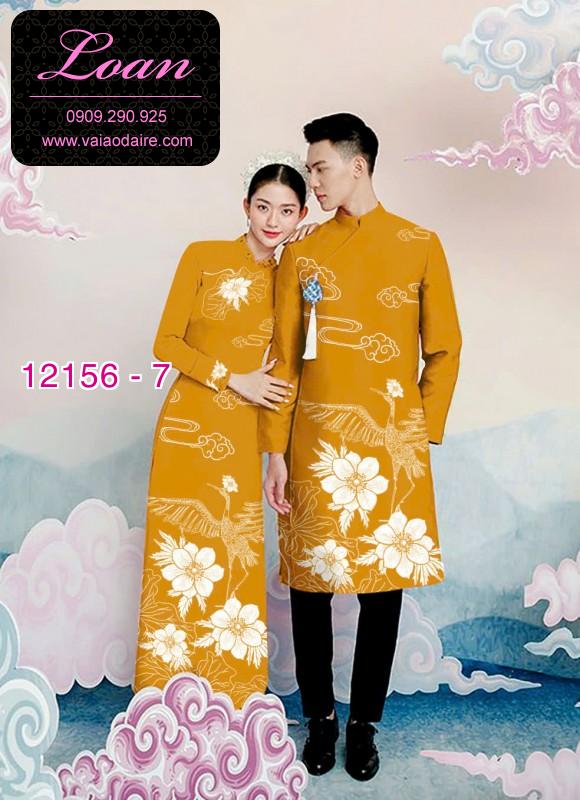 Vải áo dài đôi nam nữ Vải áo dài đôi nam nữ