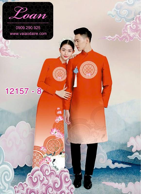 Vải áo dài đôi nam nữ Vải áo dài đôi nam nữ