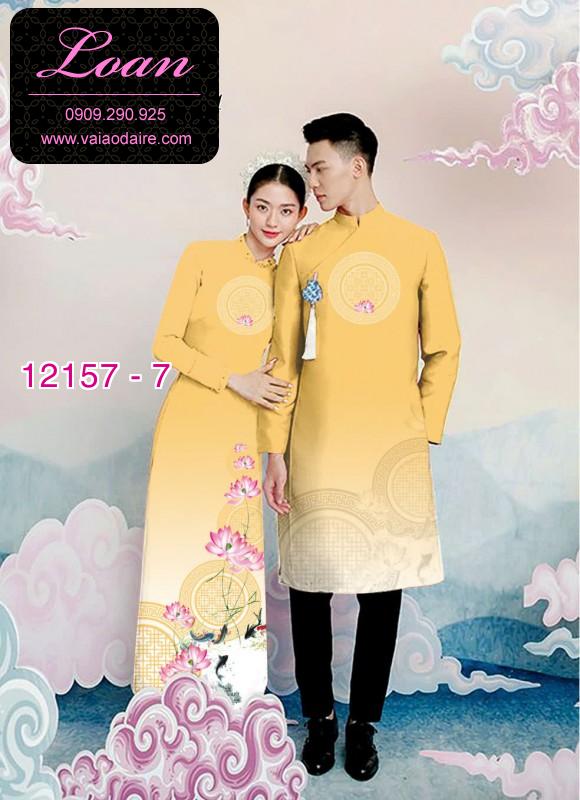 Vải áo dài đôi nam nữ Vải áo dài đôi nam nữ
