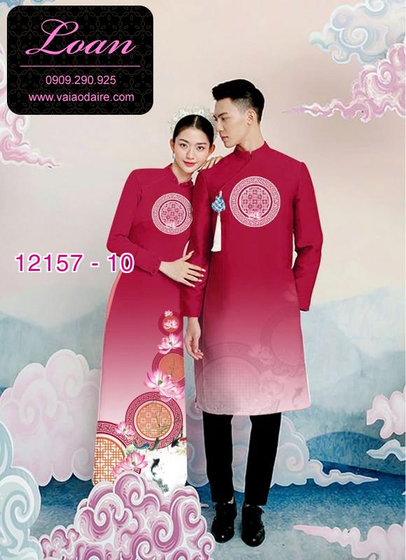 Vải áo dài đôi nam nữ Vải áo dài đôi nam nữ