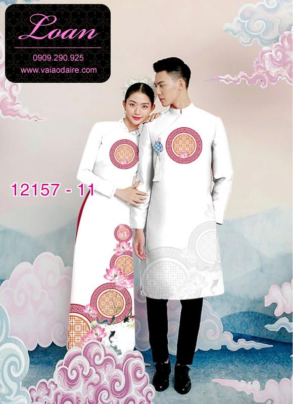 Vải áo dài đôi nam nữ Vải áo dài đôi nam nữ