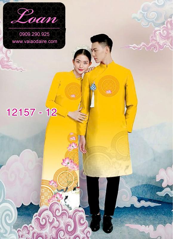 Vải áo dài đôi nam nữ Vải áo dài đôi nam nữ