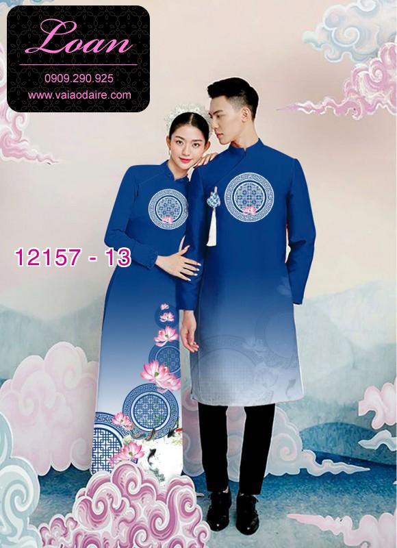 Vải áo dài đôi nam nữ Vải áo dài đôi nam nữ