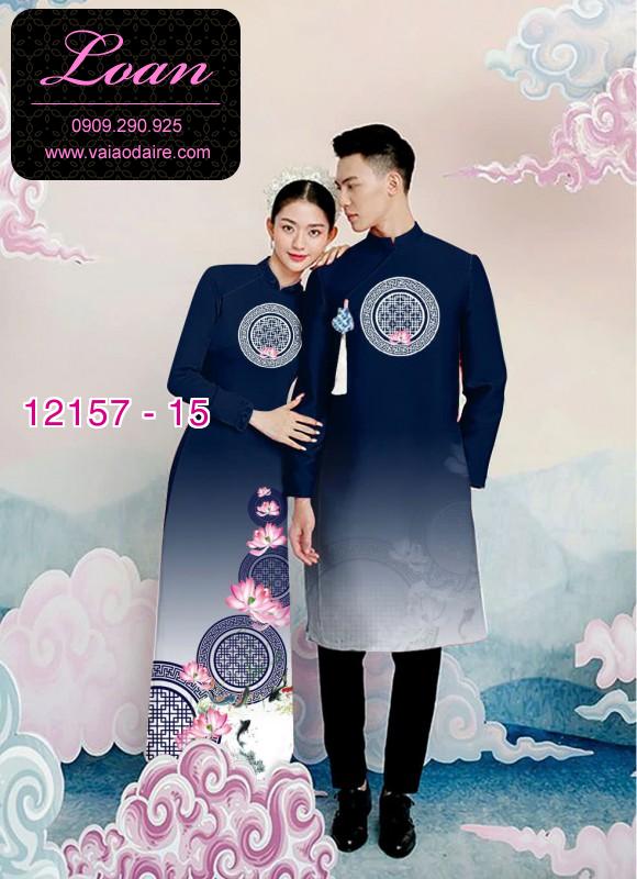 Vải áo dài đôi nam nữ Vải áo dài đôi nam nữ