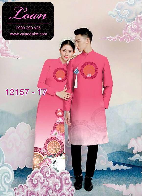 Vải áo dài đôi nam nữ Vải áo dài đôi nam nữ