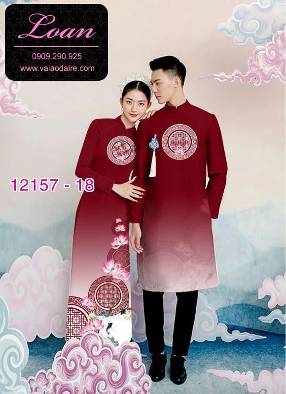 Vải áo dài đôi nam nữ Vải áo dài đôi nam nữ