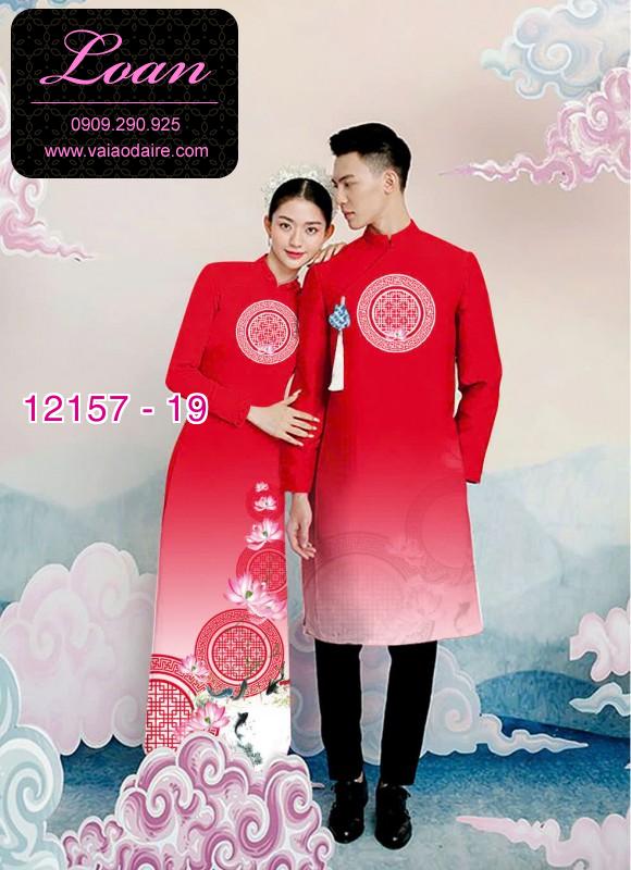 Vải áo dài đôi nam nữ Vải áo dài đôi nam nữ