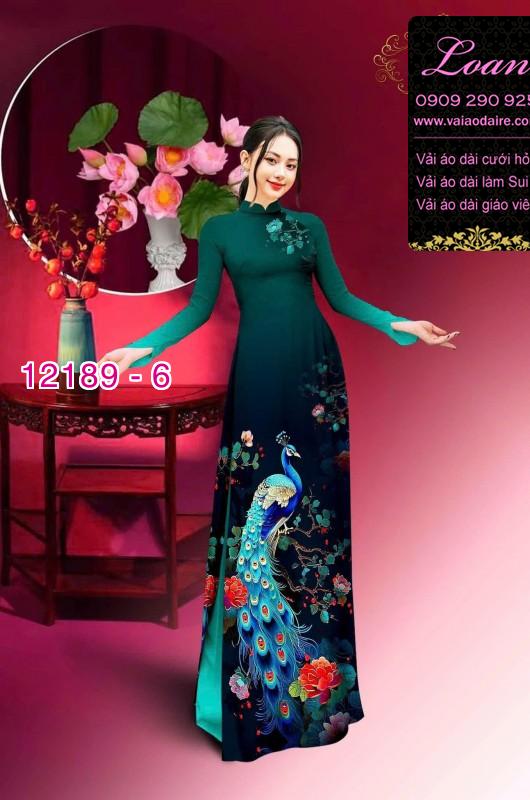Vải áo dài in hoa 3D