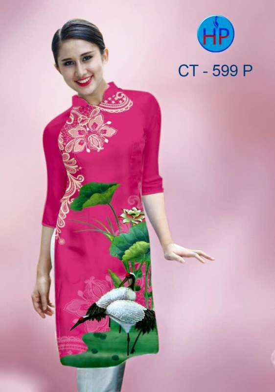 Vải áo dài Cách Tân hoa Sen Vải áo dài Cách Tân hoa Sen