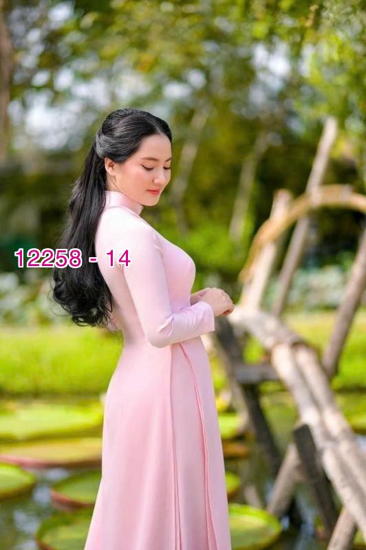 Vải áo trơn màu nhẹ nhàng