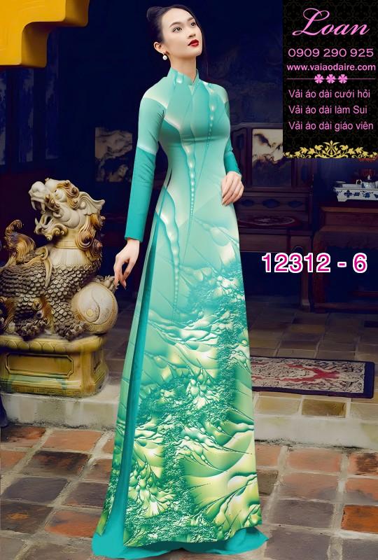 Vải áo dài in hoa 3D Vải áo dài in hoa 3D