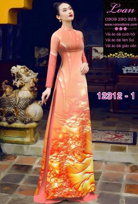 Vải áo dài in hoa 3D-DT 12312