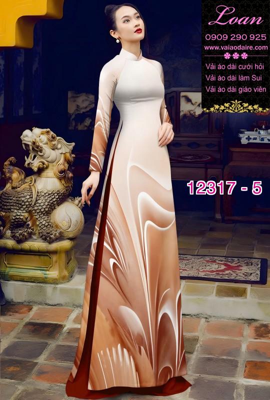 Vải áo dài hoa văn lập thể Vải áo dài hoa văn lập thể