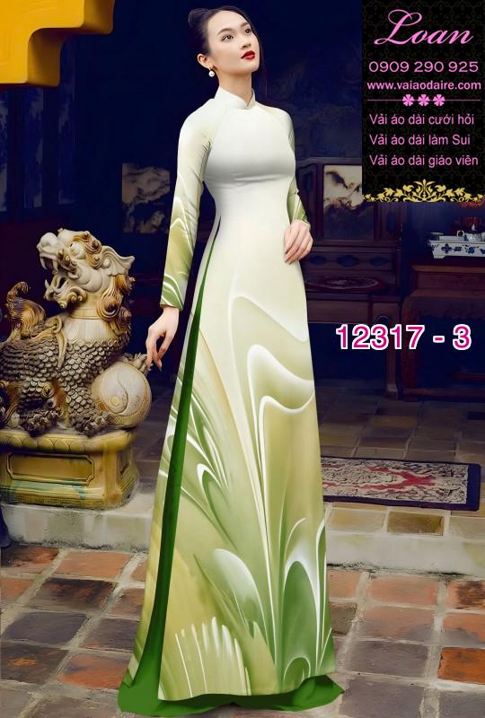 Vải áo dài hoa văn lập thể Vải áo dài hoa văn lập thể