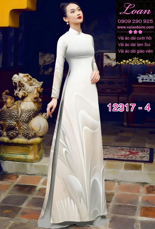 Vải áo dài hoa văn lập thể Vải áo dài hoa văn lập thể