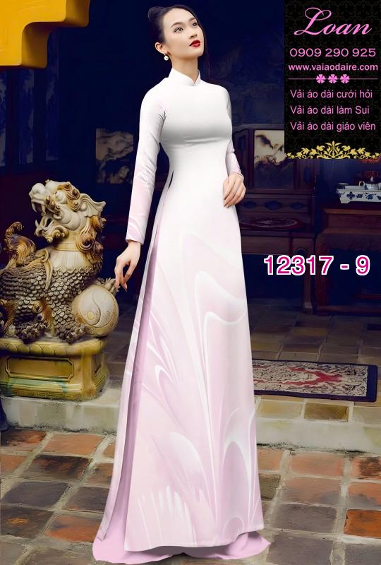 Vải áo dài hoa văn lập thể Vải áo dài hoa văn lập thể