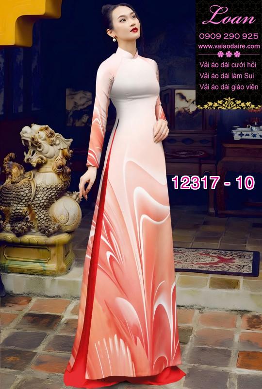 Vải áo dài hoa văn lập thể Vải áo dài hoa văn lập thể