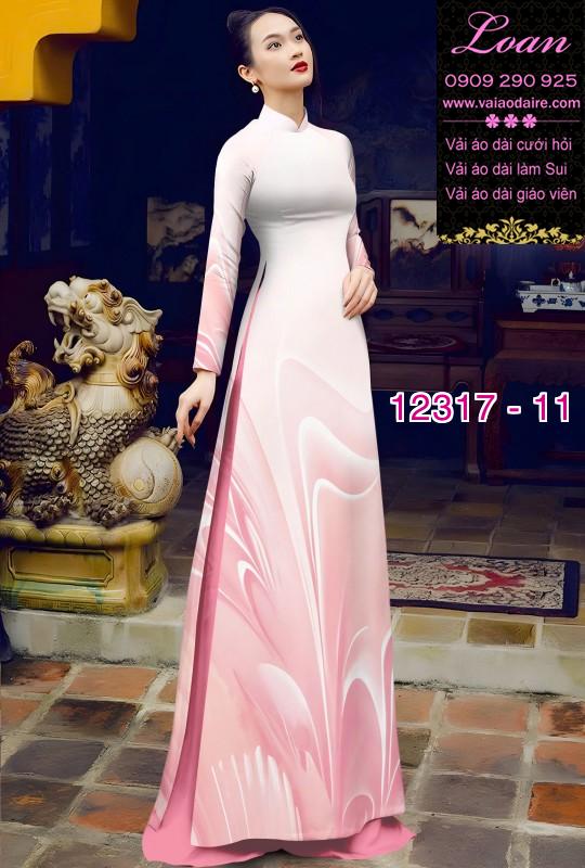 Vải áo dài hoa văn lập thể Vải áo dài hoa văn lập thể