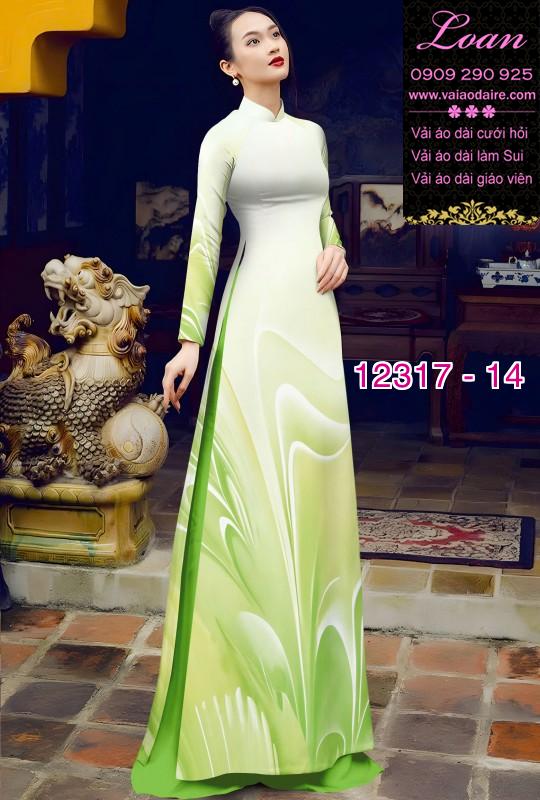 Vải áo dài hoa văn lập thể Vải áo dài hoa văn lập thể