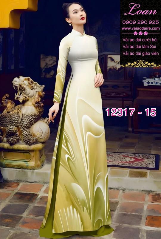 Vải áo dài hoa văn lập thể Vải áo dài hoa văn lập thể