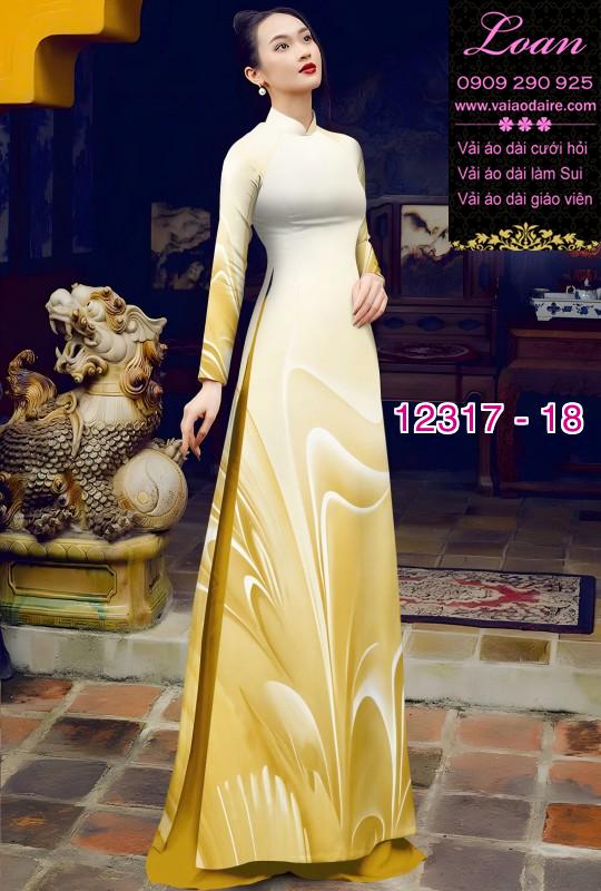 Vải áo dài hoa văn lập thể Vải áo dài hoa văn lập thể