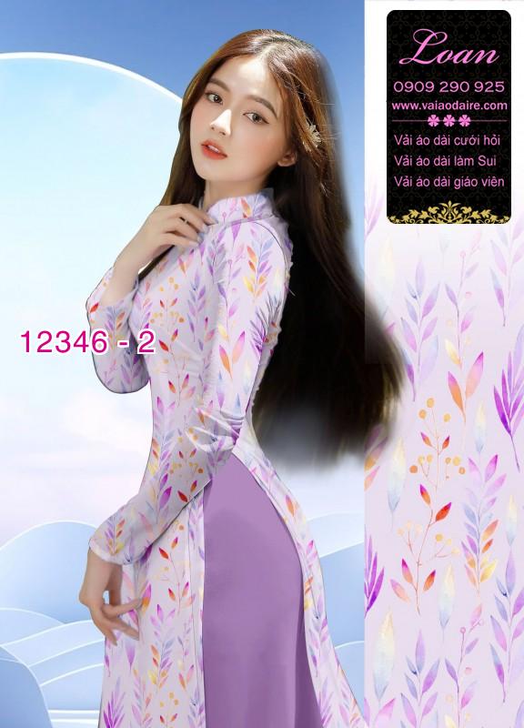 Vải áo dài hoa in 3D