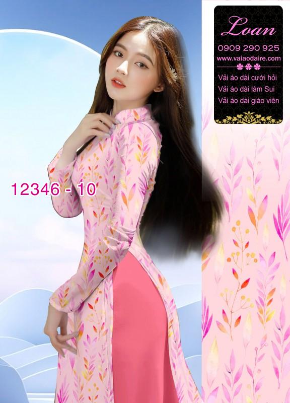 Vải áo dài hoa in 3D