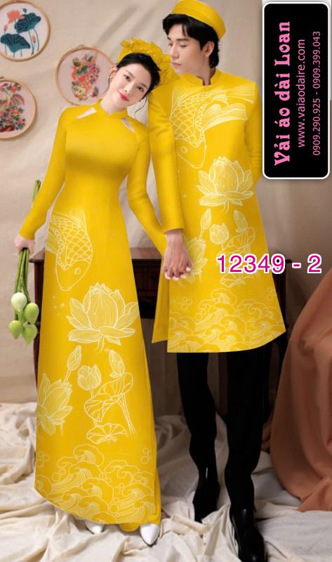 Vải áo dài đôi nam nữ