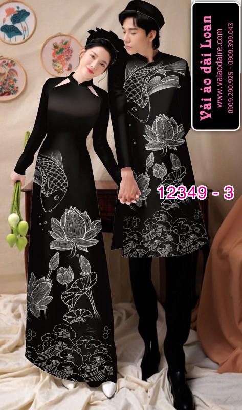 Vải áo dài đôi nam nữ