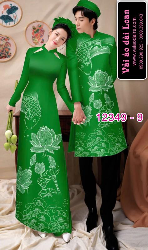 Vải áo dài đôi nam nữ