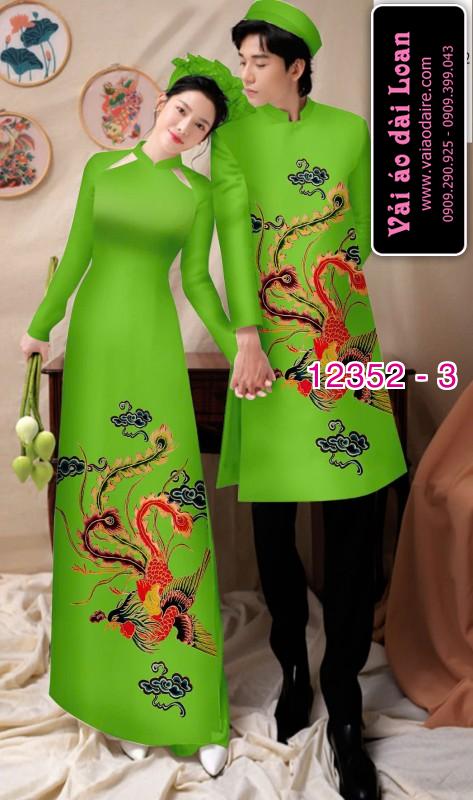 Vải áo dài đôi nam nữ
